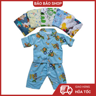 Bộ Quần Áo Tole Lanh, Bộ Pijama Cho Bé Trai Quần Dài Tay Dài chất vải tole 2 da mềm, mịn, mát từ 5-38kg