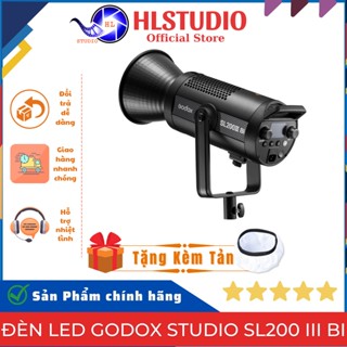 Đèn led Godox SL200III Bi HL Studio - Tặng Kèm Tản Sáng