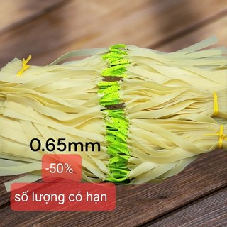 Dây latex 0.65mm trắng dài 17cm