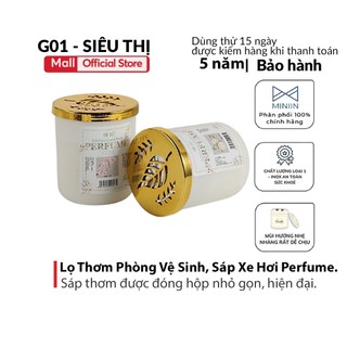 Sáp Thơm Phòng Khử Mùi Perfume 200g Nội Địa Trung, Lọ Thơm Phòng Vệ Sinh Lưu Hương Lâu Cho Không Gian Luôn Sạch Và Thơm.