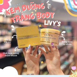 Kem dưỡng trắng da Livys Thái Lan hộp đen 250g