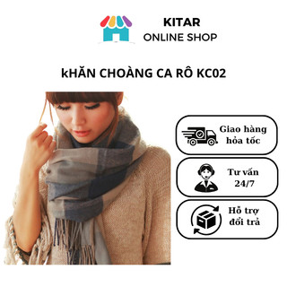 Khăn choàng cổ nữ caro KC02