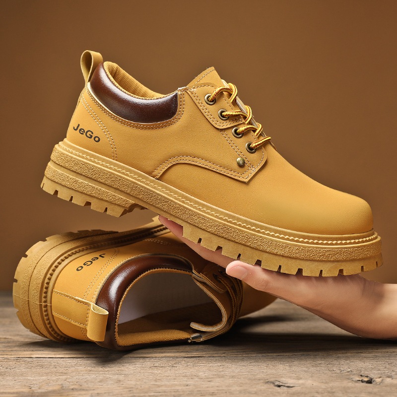 Giày Boots Combat Nam Dr. Da Trơn Jego da bò bct04