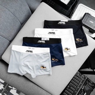 Quần Sịp Đùi Boxer Nam (40-110kg) cao cấp mẫu cún thun lạnh, Sịp Nam Menswear co dãn 4 chiều lịch lãm T13