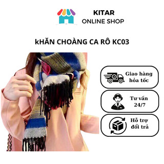 Khăn choàng cổ nữ caro KC03