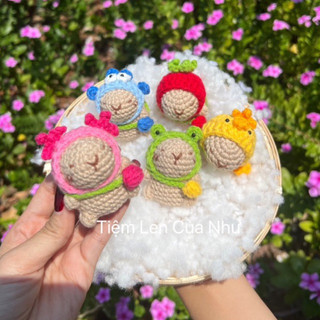Móc khoá CABYBARA len handmade siêu cute