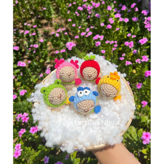 [ Hàng sẵn] Móc khoá CABYBARA len handmade siêu cute