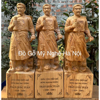 Tượng trần quốc tuấn Trần Hưng Đạo gỗ ngọc am