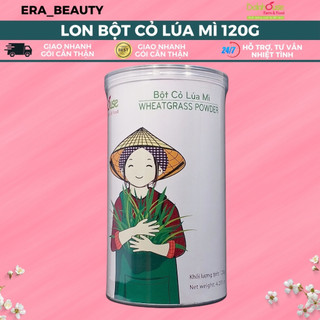 Lon bột cỏ lúa mì dalahouse hữu cơ hộp 120g
