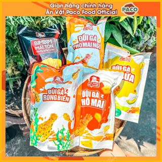 SNACK BIM BIM ĐÙI GÀ ĂN CÙNG BÀ TUYẾT PHÔ MAI NGÔ/PHÔ MAI/BƠ SỮA/ MÁI TÔN/RONG BIỂN GÓI 52g