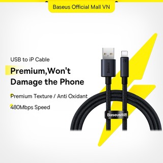 Cáp USB Baseus 2.4A Cáp Sạc Nhanh Cáp đồng bộ dữ liệu USB Dây Sạc điện Thoại