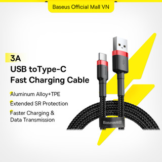 Cáp Sạc Nhanh Baseus Thiết Bị USB sang Type-C  cho Xiaomi redmi Samsung S7 S8 S9 dài 0.5m 1m 2m