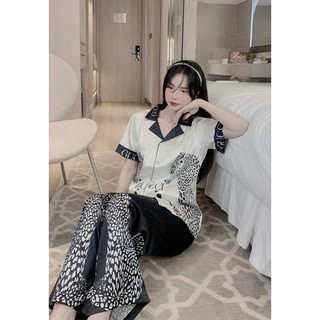 sét đồ ngủ lụa xước đùi hàng thiết kế cao cấp