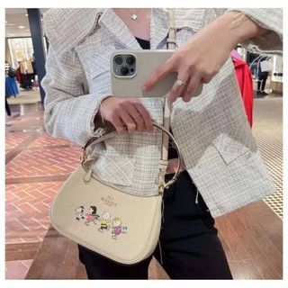 (MS620X)Túi coach teri hoạ tiết snoopy