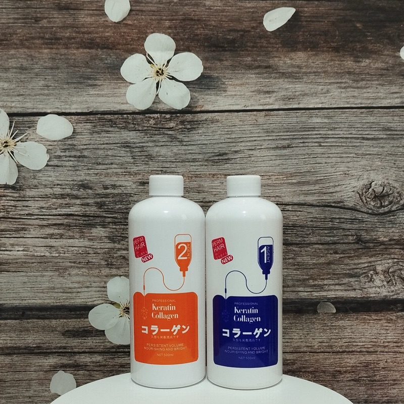 Cặp thuốc uốn lạnh Label Shine 500ml chính hãng