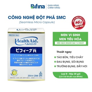 Men Vi Sinh Bifina Nhật Bản R 20 GóiBifina R 20 Giảm chướng bụng,đầy hơi