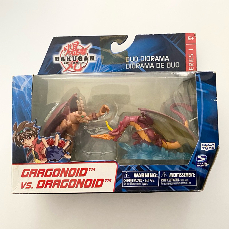 Đồ chơi mô hình Bakugan Figure chính hãng Full Box - Gargonoid vs Dragonoid