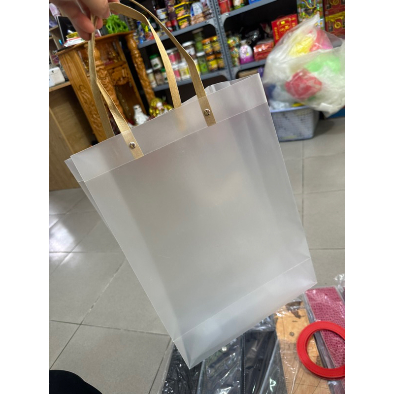 Túi Nhựa PVC Trong Suốt Túi Đựng KHAY Quà 35cm x 25cm