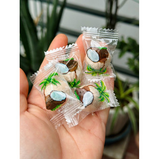 500gr Kẹo Dừa Sakura ngọt nhẹ thơm mùi dừa - MonMonFood