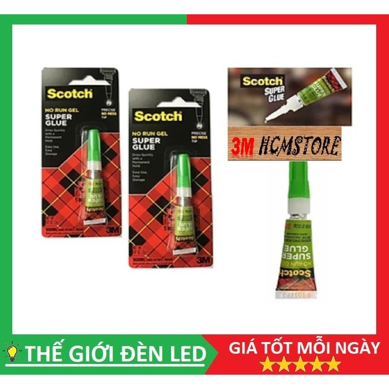 Keo siêu dính đa năng 3M Scotch AD113 khô nhanh ( 2g )