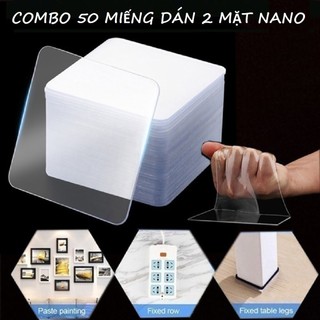 🏵️🏵️ Miếng Keo 2 Mặt Siêu Dính Nhãn dán keo acrylic trong suốt không dấu vết có độ nhớt cao Băng keo hai mặt PVC