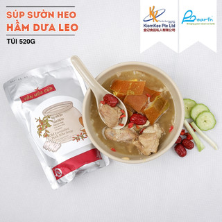  Súp-Canh sườn heo hầm Dưa leo ăn liền tiện lợi gói 520gr thương hiệu KIOMKEE Singapore