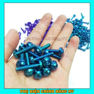 Ốc Titan Gr5 5Li25 Đầu Dù Gắn Baga Hoặc Các Cùm Tay Thắng Có Nút Chỉnh