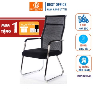 Ghế văn phòng chân quỳ lưng cao CQ4101, Khung thép siêu bền, lưng lưới thoáng mát