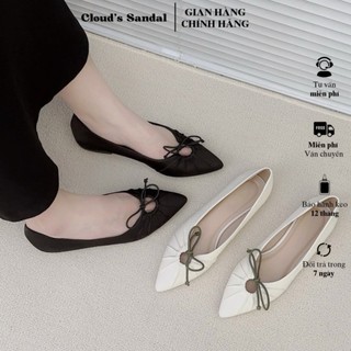 Búp bê bệt mũi nhọn dây thắt nơ xinh yêu nhà Cloud's Sandal