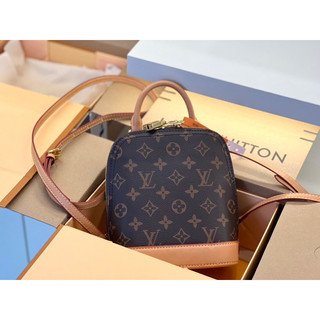 Balo LV Alma bản super chất da canvas size 17x20cm fullbox