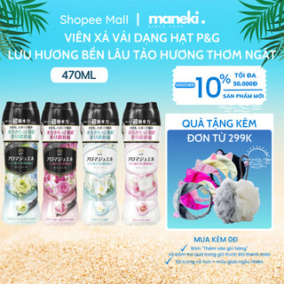  Viên Xả Vải Dạng Hạt P&G Lenoa Aroma Jewel Nội Địa Nhật Hạt Lưu Hương Thơm 470ml Làm Thơm Mềm Quần Áo - Maneki 