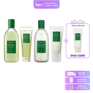 Dầu Gội Xả Ngăn Rụng Tóc Aromatica Rosemary Scalp Scaling Shampoo