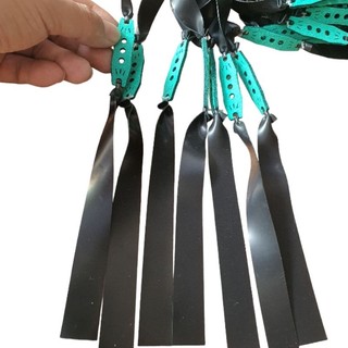 5 bộ dây cao su đen 0.65 dài 18cm da cột 3 lỗ lựa chọn ( 5 cái )