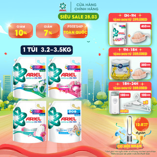 Nước Giặt ARIEL Chuyên Gia Cửa Trên Ngăn Lem Màu Mới Túi 3.2KG/ 3.5KG