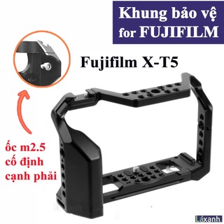 Fujifilm X-T5 | Khung bảo vệ rig cage giá đỡ handcase hand grip L bracket Fujifilm XT5