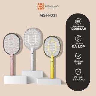 Vợt Muỗi HAWONKOO MSH-021 Cổng USB 1200MAH Hàng Chính Hãng Bảo Hành 06 Tháng - Thương Hiệu Hàn Quốc
