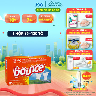 (Hàng nhập khẩu USA) Giấy sấy thơm quần áo Bounce Sheets Outdoor Fresh