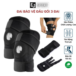 Đai Quấn Bảo Vệ Đầu Gối 3 Đai Hỗ Trợ Leo Núi Tập Gym Chạy Bộ Thể Thao Ngoài Trời - Eo.sportdz