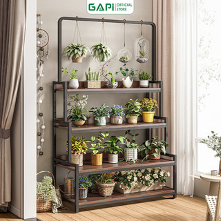 Kệ để chậu hoa cây cảnh GAPI trang trí trong nhà ngoài trời ban công tiện lợi - GM124