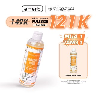  Nước hoa hồng toner hoa cúc & aha 5% ngừa mụn, kiềm dầu dành cho da dầu mụn MILAGANICS 35ml (chai)