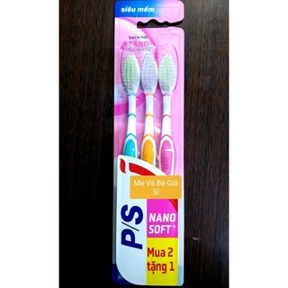 Bàn chải đánh răng PS siêu mềm vĩ 3 cây