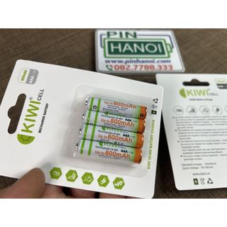 Bộ 4 viên pin đũa sạc kiwi 800mah aaa lr03 1.2v