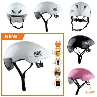  ROC FALCON R18  MŨ BẢO HIỂM XE ĐẠP HÀNG CHÍNH HÃNG BH 12 THÁNG TẶNG KÈM TÚI + TAI MÈO 