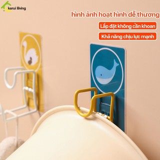 Móc dán tường hoạt hình dễ thương cao cấp BUNA,móc dán tường chịu lực treo đồ,vật dụng mẫu hoạt hình