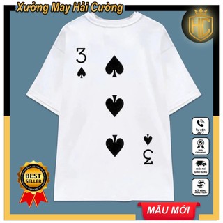 Áo Thun Lá Bài 3 Bích , 3 Bích Đi trước ACE