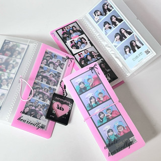 ALBUM PHOTOSTRIP MINI ĐỰNG ẢNH 4CUT SIZE BÉ//Album bìa nhựa cứng đựng ảnh chụp lấy ngay, bookmark, ảnh 5x15cm