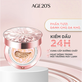 Phấn Nền Lạnh Kim Cương AGE20's Essence Cover Pact DIAMOND Pink SPF 50+/PA +++ 12.5g