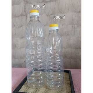 Set 50 chai nhựa pet 500ml - 1000ml đựng tương, mắm