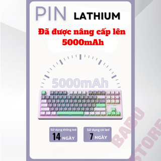 [HÀNG SẴN] Bàn phím cơ Xinmeng - M87 Pro V2 3 Mode | Black plum switch (Mạch xuôi/Hotswap/RGB)