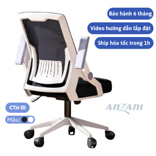 Ghế Chân Xoay, Ghế Văn Phòng Làm Việc CTH-01 Tay Cầm Nâng Hạ
